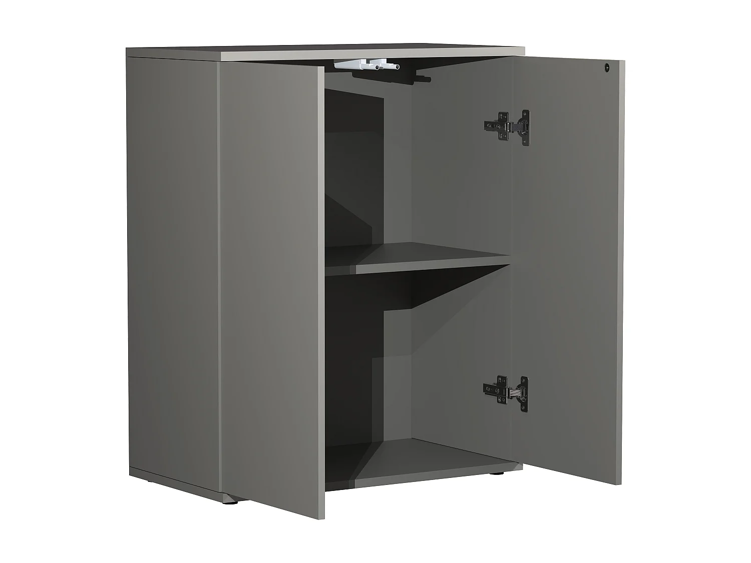 Chest of drawers & sideboards Dalosa Gray H. 73 x W. 60 x D. 32 cm
