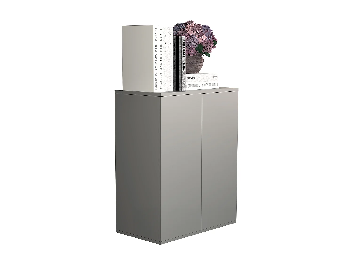 Chest of drawers & sideboards Dalosa Gray H. 73 x W. 60 x D. 32 cm