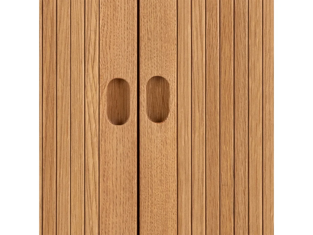 Langley citrine 2 portes coulissantes chêne décor.