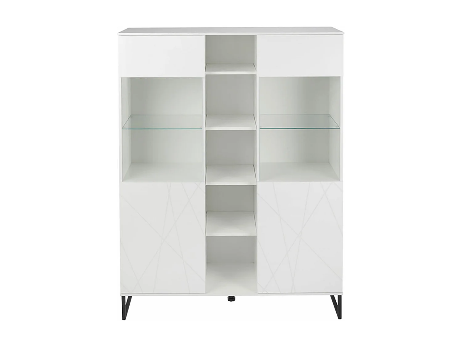 Akai citrine 2 portes blanc brillant.