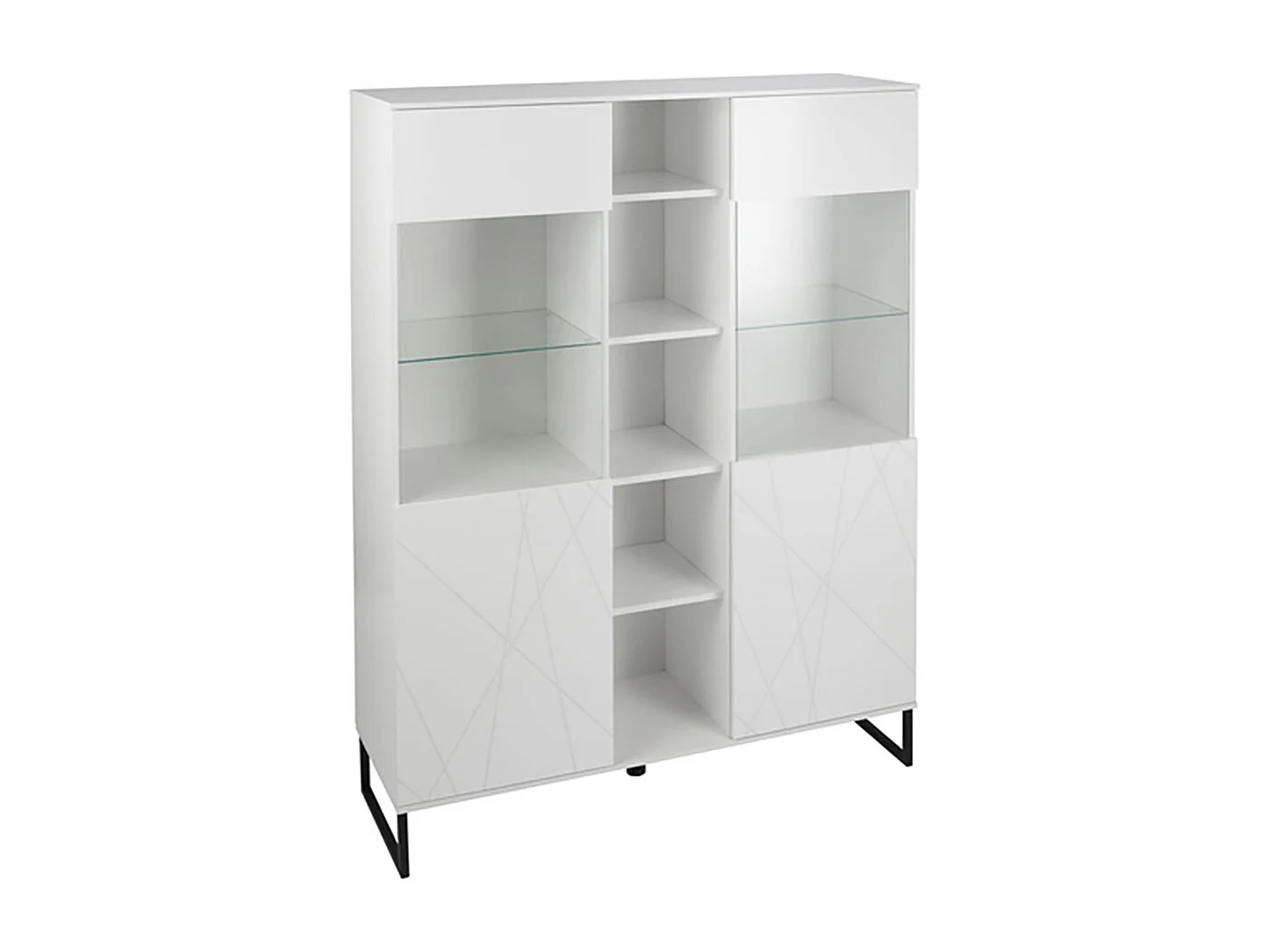 Akai citrine 2 portes blanc brillant.