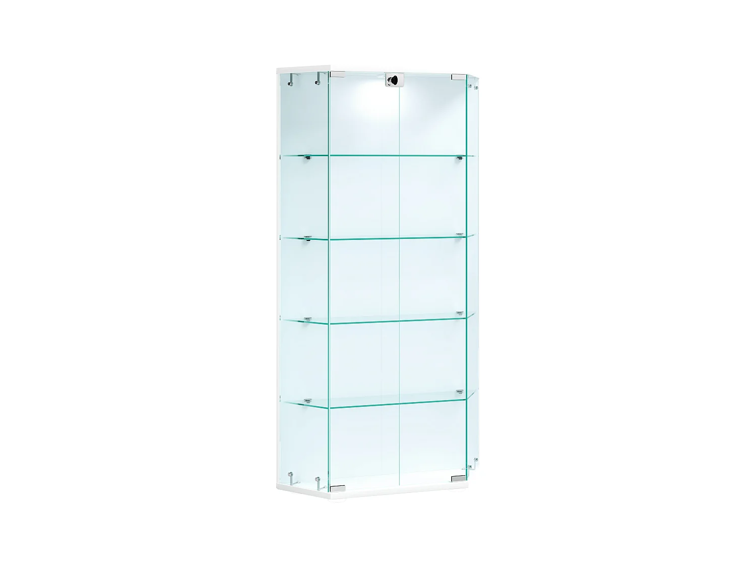 Wall display cabinet Benila White H. 114 x W. 83 x D. 17 cm