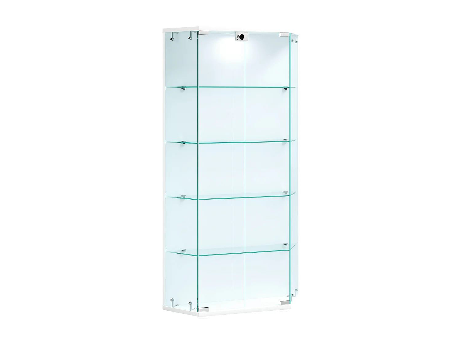 Wall display cabinet Benila White H. 114 x W. 83 x D. 17 cm