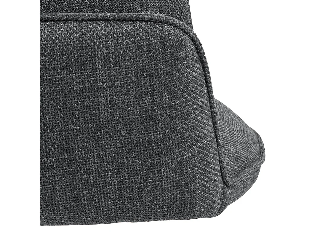 Glenda chaise de salle à manger avec accoudoirs tissu gris.