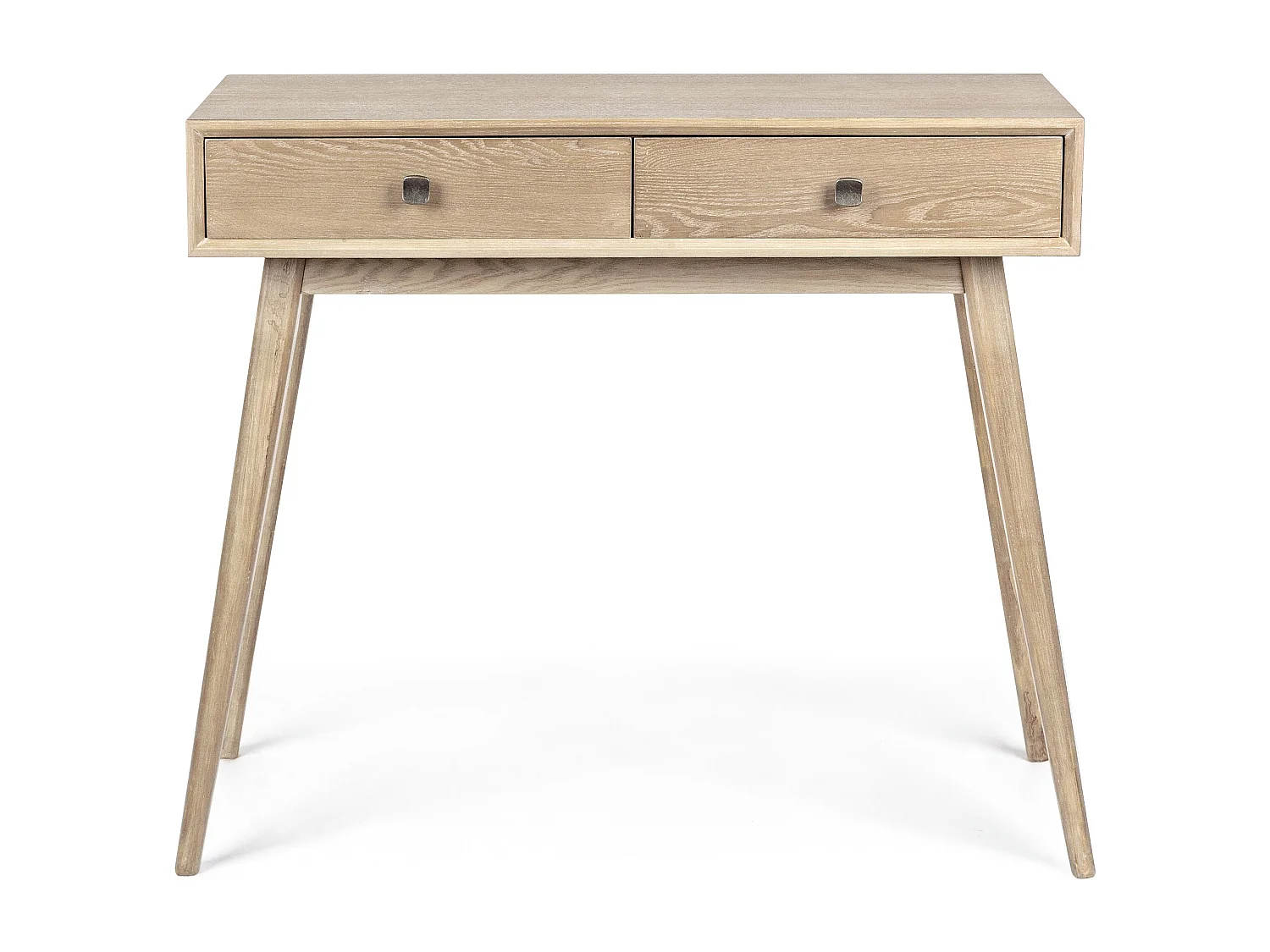 Console 2 laden in natuurlijk essenhout Yanky 90 cm