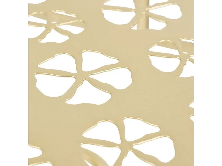 Console demi-ronde métal doré Naxi