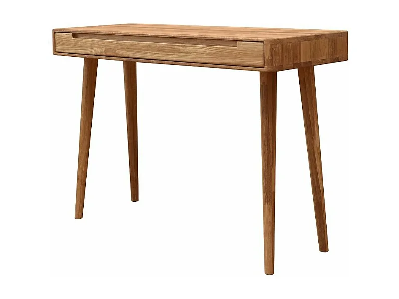 Consola Dezira de madera maciza de roble 110 cm