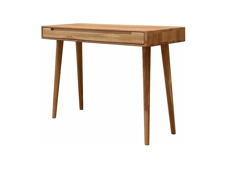 Console en bois de chêne massif Dezira 110cm