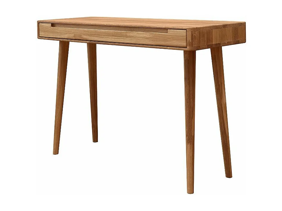 Consola Dezira de madera maciza de roble 110 cm