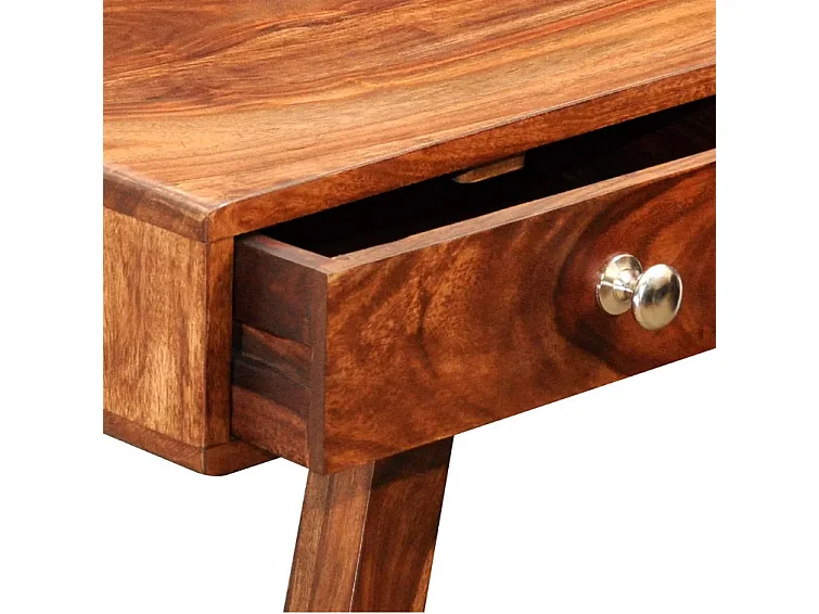 Console 3 tiroirs sesham massif foncé Sytranel