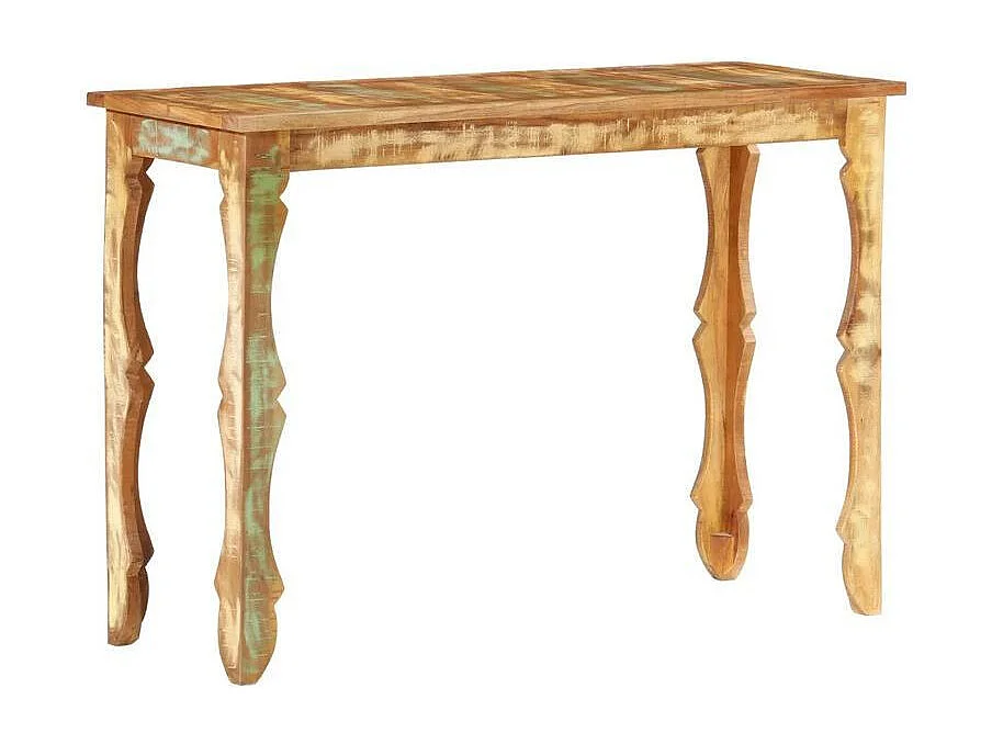 Console bois de récupération massif clair Ciafri