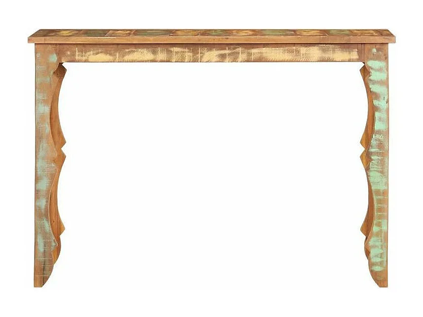 Console bois de récupération massif clair Ciafri