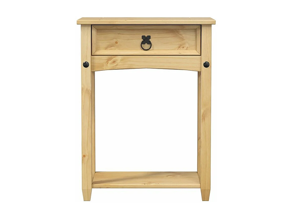 Table console Corona 55x35x73 bois de pin massif