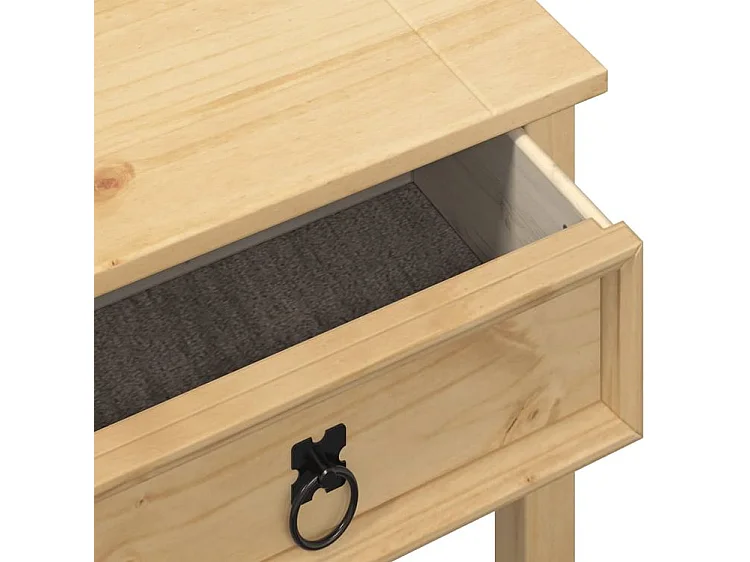 Table console Corona 55x35x73 bois de pin massif