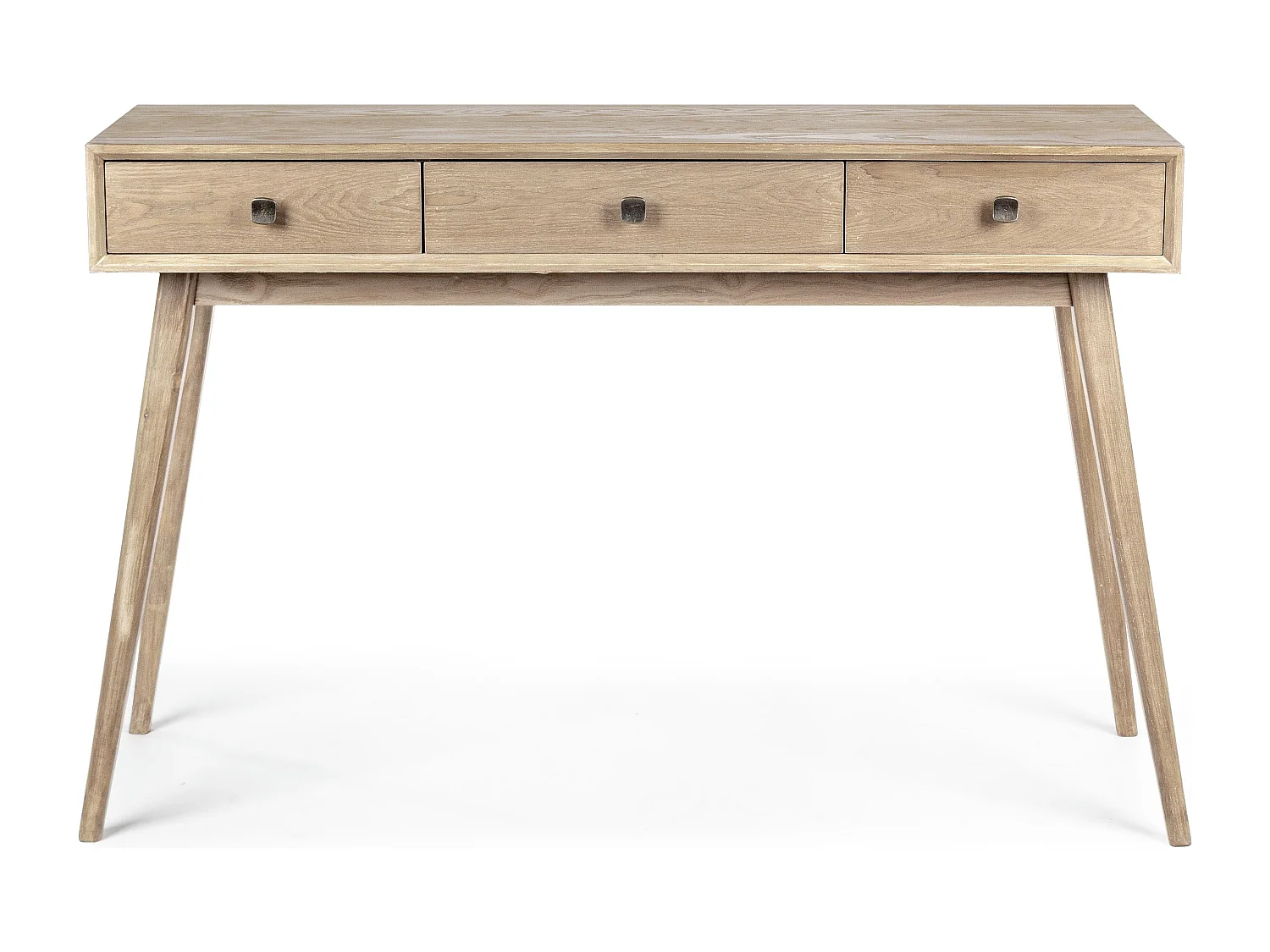 Console 3 tiroirs en bois de frêne naturel Yanky 120cm