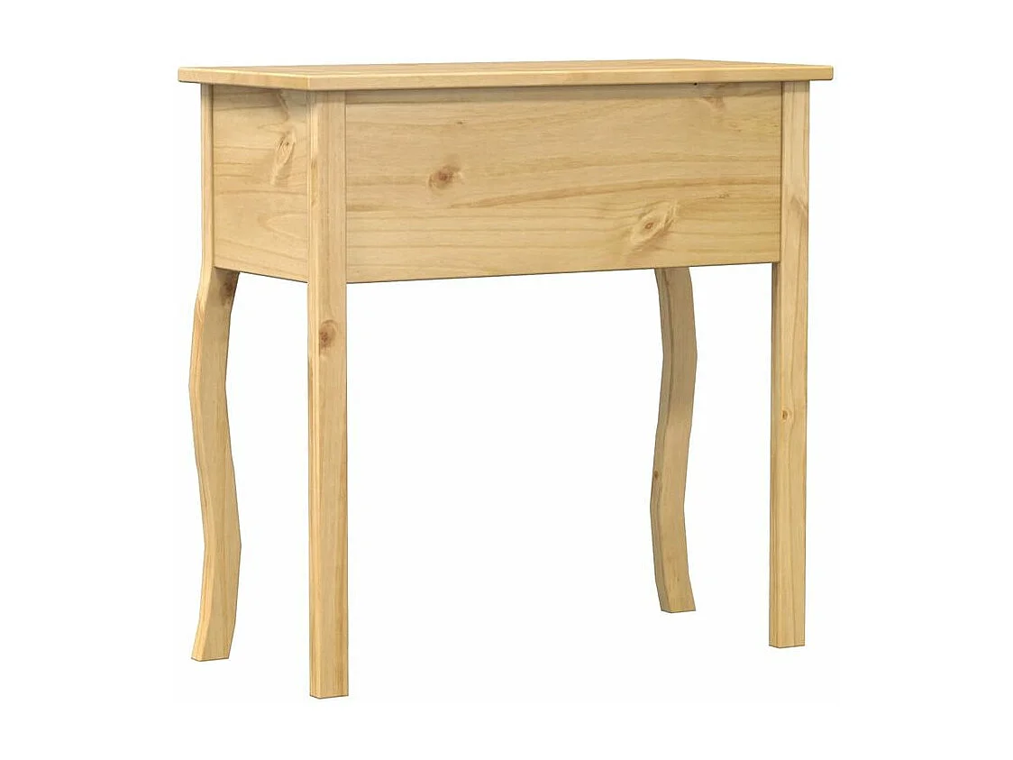 Table console Corona 73x35x73 bois de pin massif