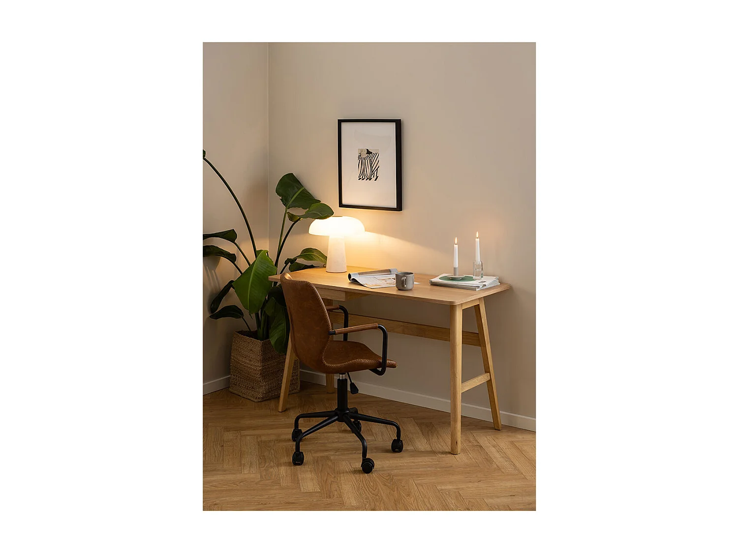 Barnett bureau chêne décor.