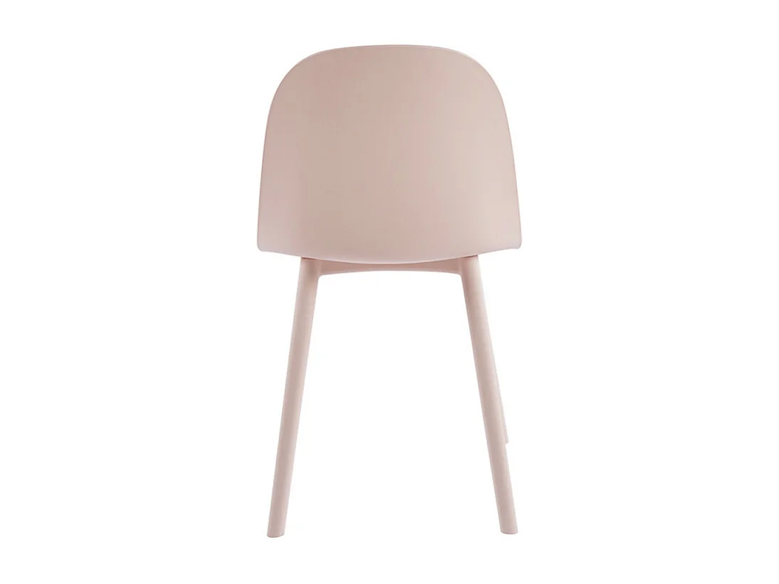 Silla Kalipo con cojín de asiento de terciopelo - Comodidad y modernidad-Color Rosa claro