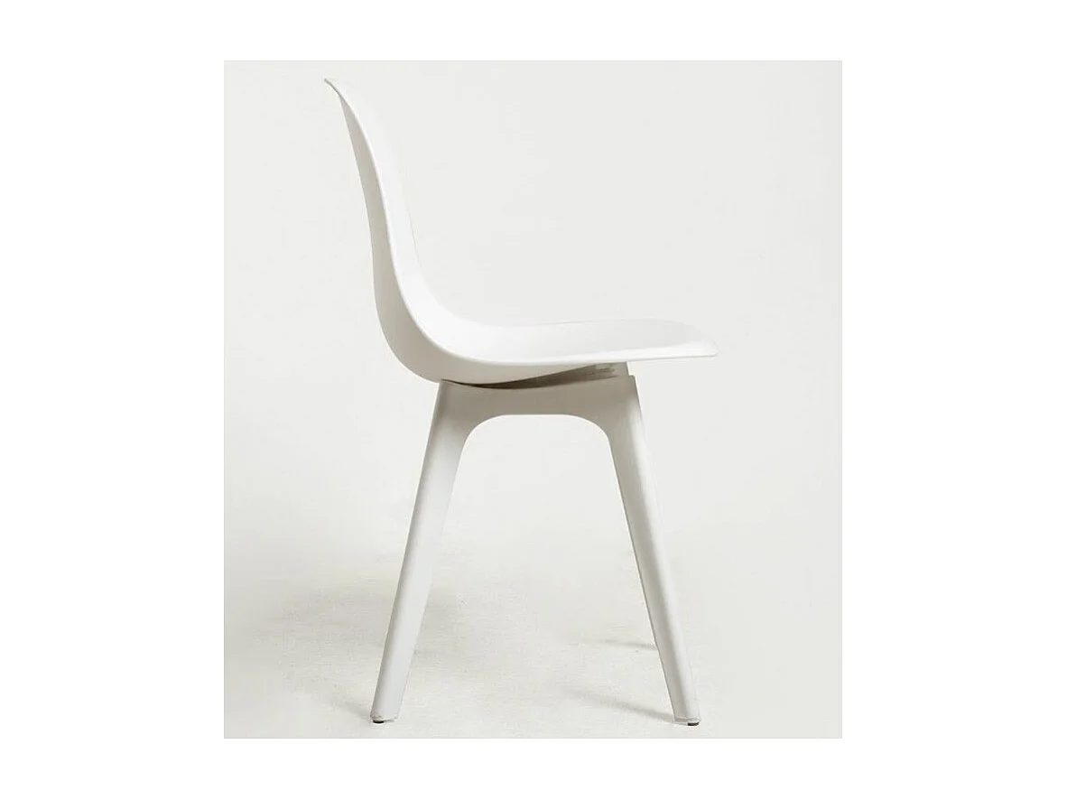 Silla Brink de polipropileno blanco - Juego de 2
