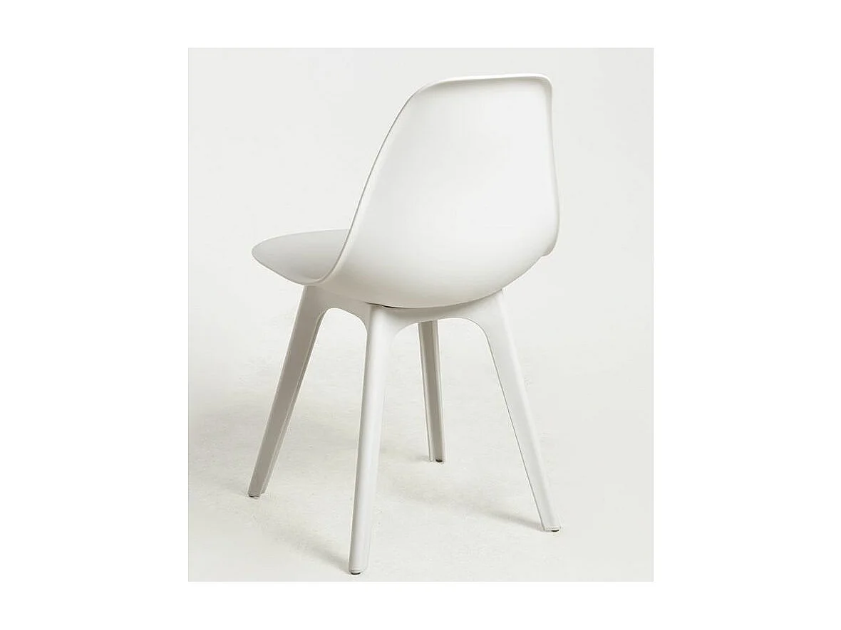 Silla Brink de polipropileno blanco - Juego de 2