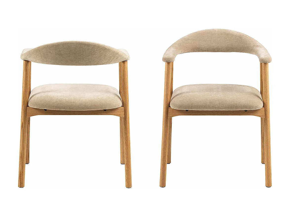 Addi Esszimmerstuhl mit Armlehne beige.