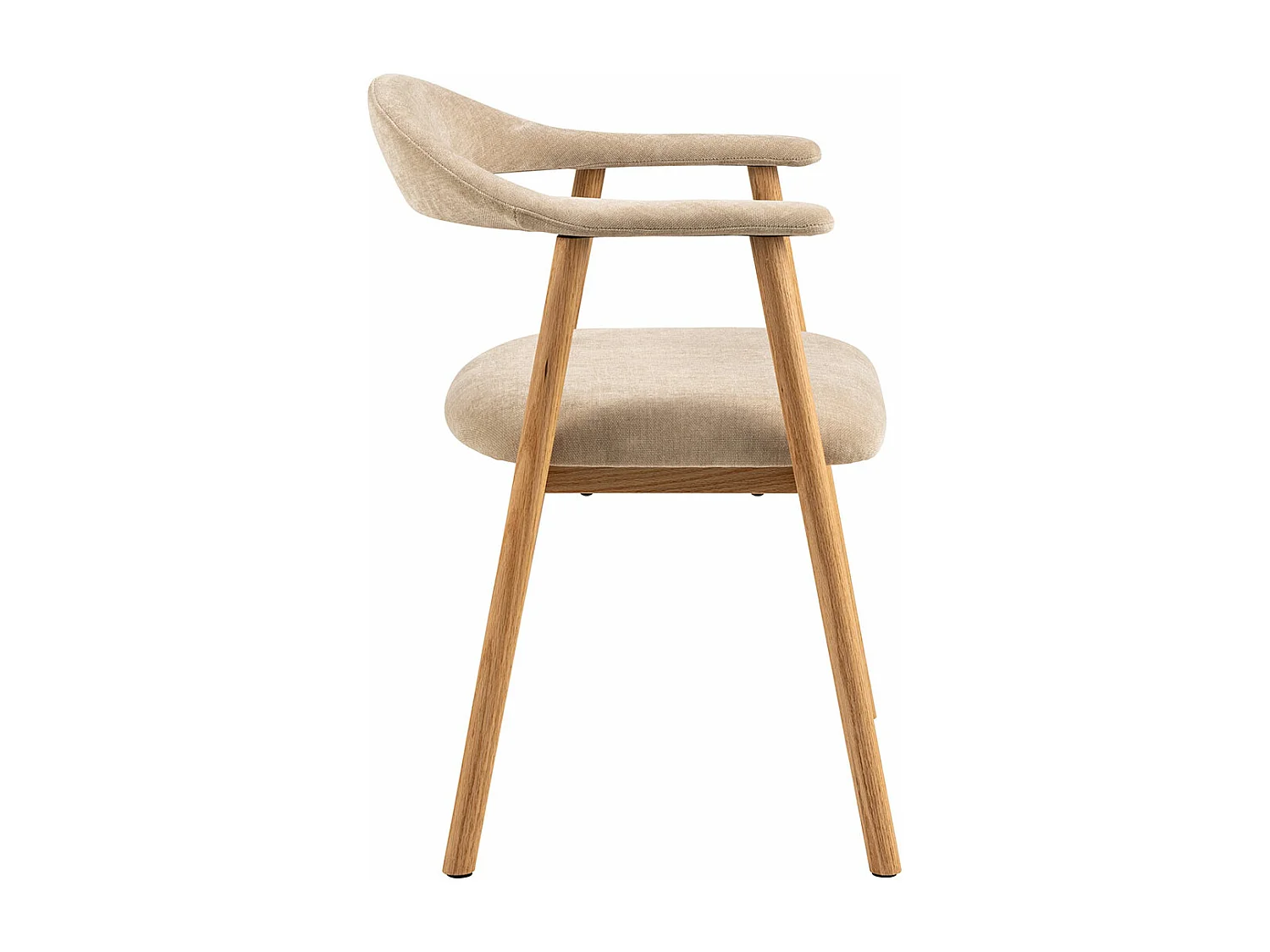 Addi Esszimmerstuhl mit Armlehne beige.