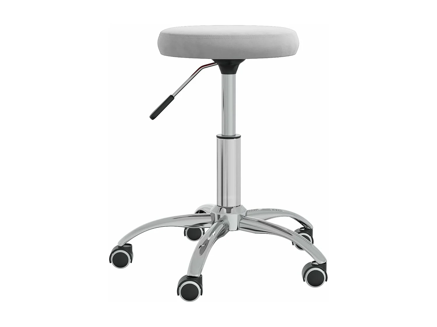 Chaise de salle à manger Gris clair Velours 5