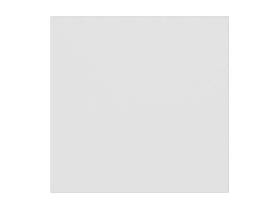 Chaise à manger similicuir blanc et pieds métal noir Mikarel - Lot de 2