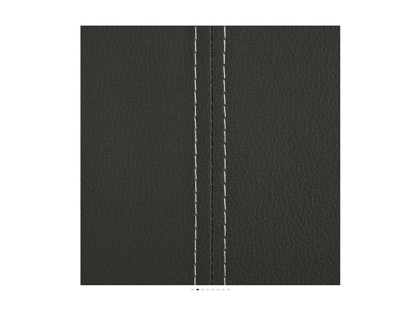 Chaise similicuir gris et pieds métal chromé Mikarelane - Lot de 4