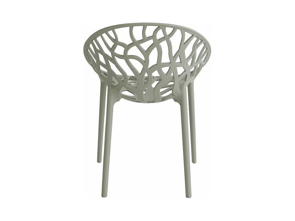 Chaise originale polypropylène Pikane-Couleur Vert amande