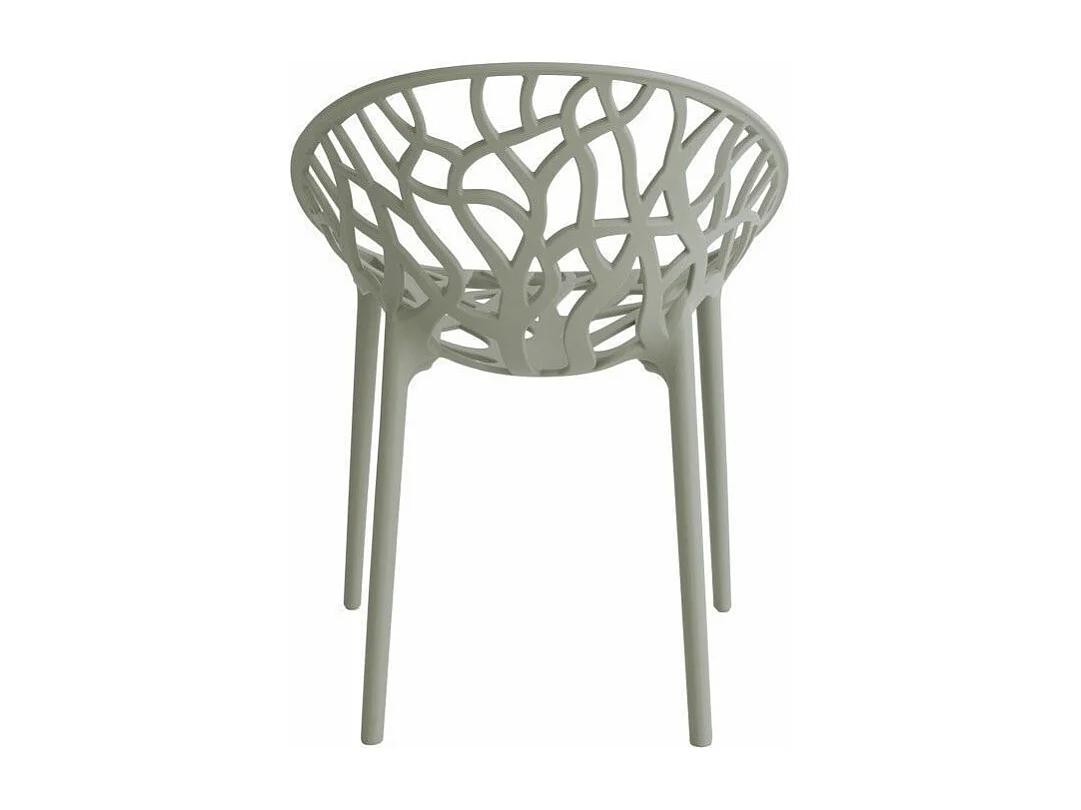 Chaise originale polypropylène Pikane-Couleur Vert amande