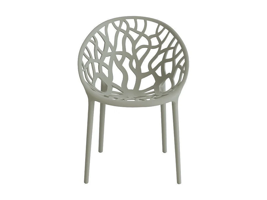 Chaise originale polypropylène Pikane-Couleur Vert amande