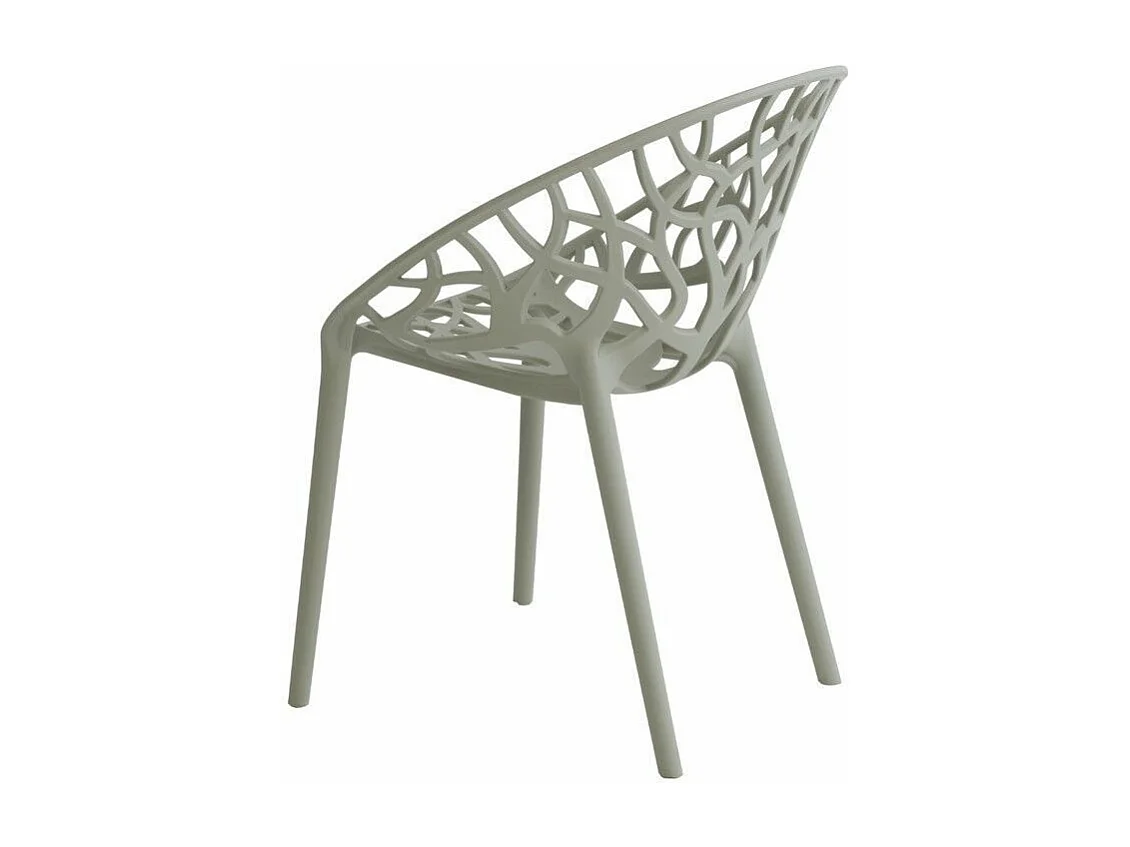 Chaise originale polypropylène Pikane-Couleur Vert amande