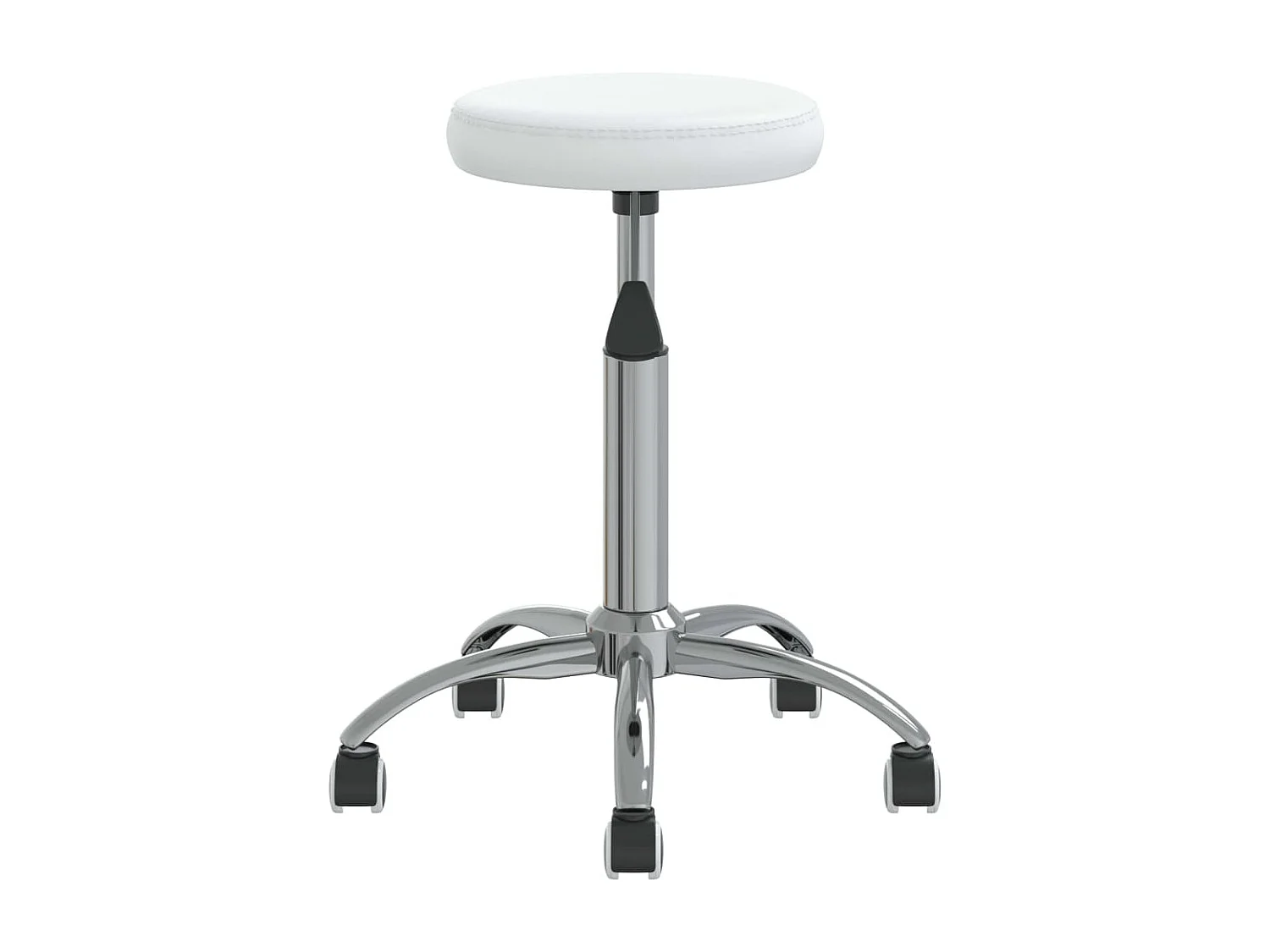 Chaise de salle à manger Blanc Similicuir 2