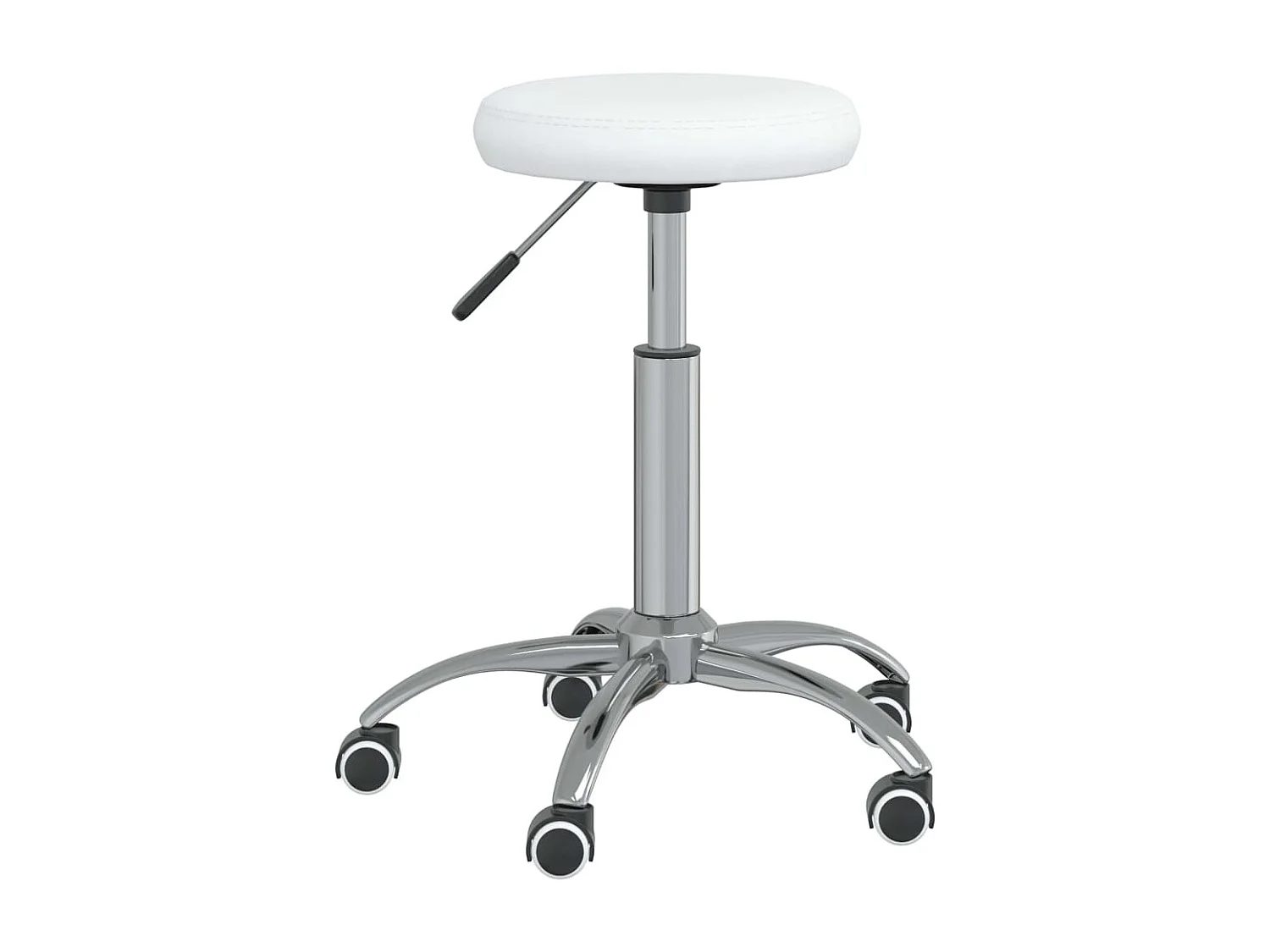 Chaise de salle à manger Blanc Similicuir 2