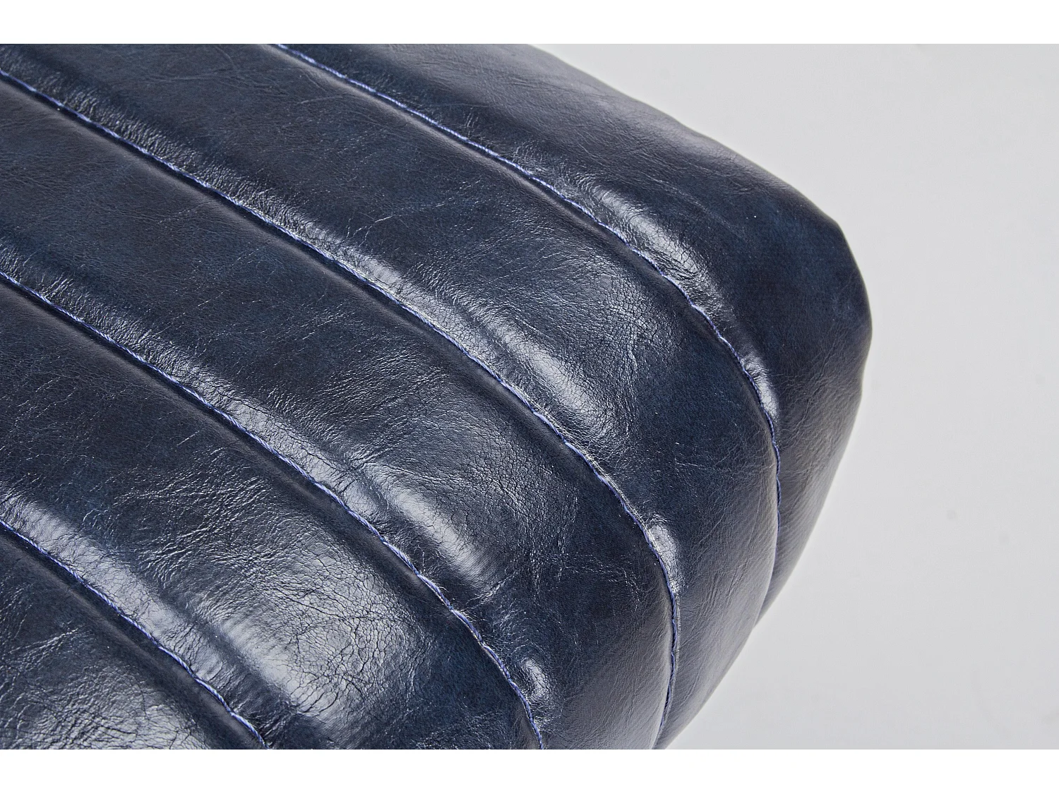 Lot de 2 chaises vintages Nelly – Confort et style rétro des années 50-Bleu foncé