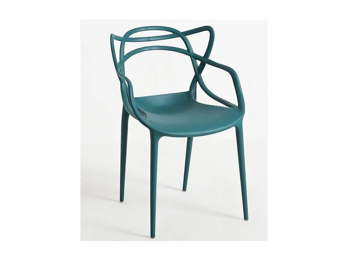 Silla Beliano premium con reposabrazos - Interior y exterior-Color Azul pato