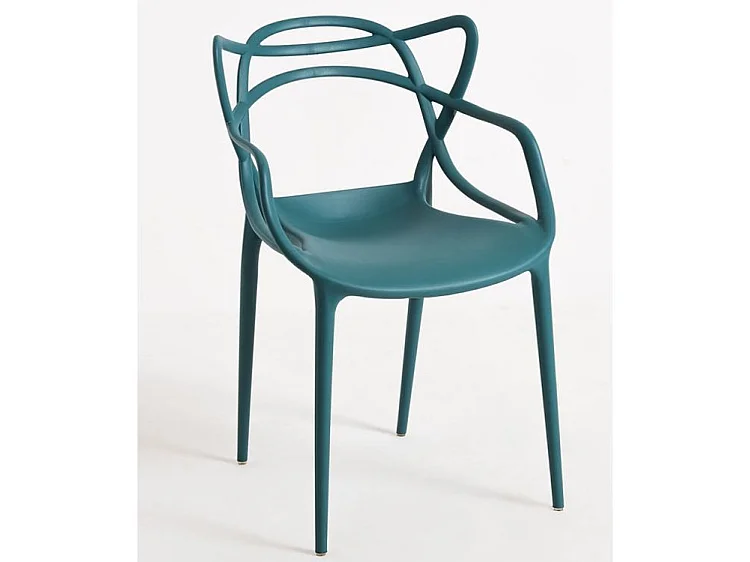 Silla Beliano premium con reposabrazos - Interior y exterior-Azul pato
