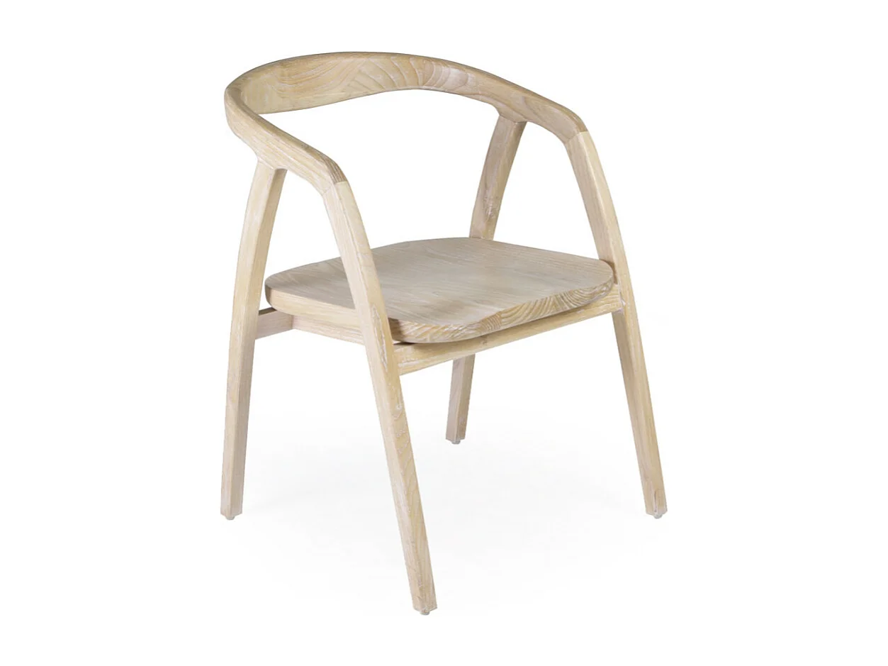 Chaise en bois massif de Sungkai 100% naturel Olivia