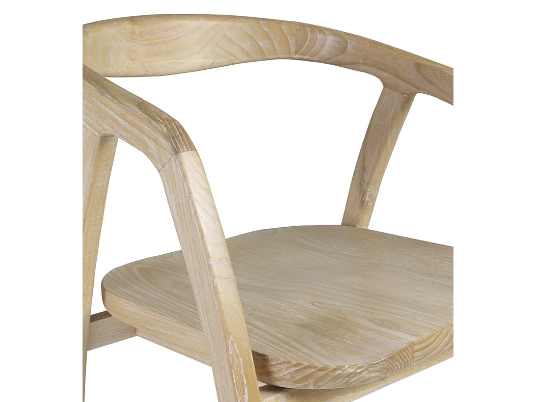 Chaise en bois massif de Sungkai 100% naturel Olivia