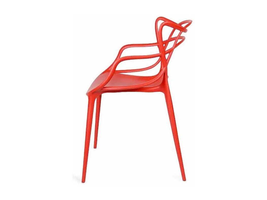 Silla Beliano premium con reposabrazos - Interior y exterior-Color Rojo
