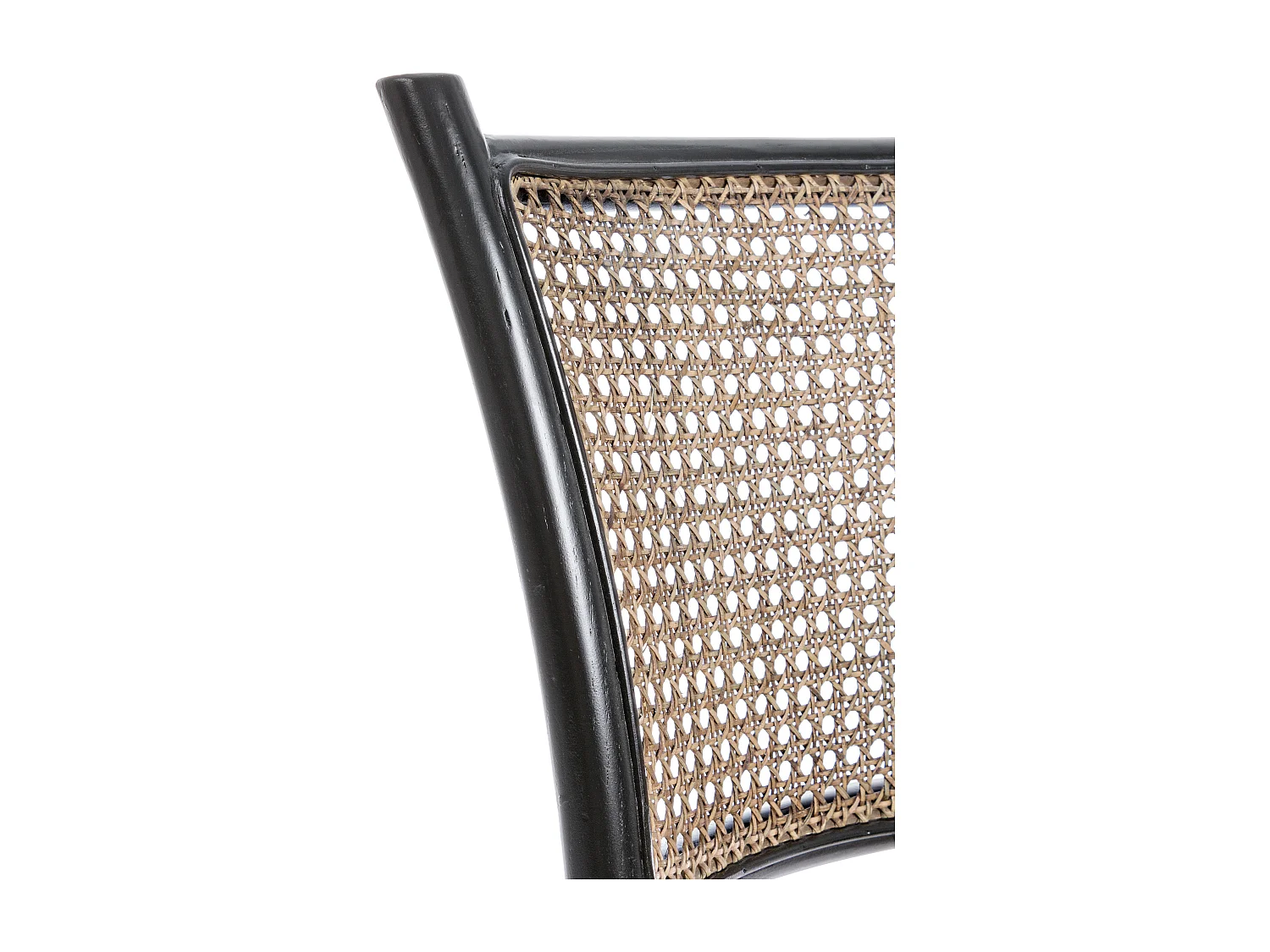 Chaise en bois d'orme noir Ralec - Lot de 2