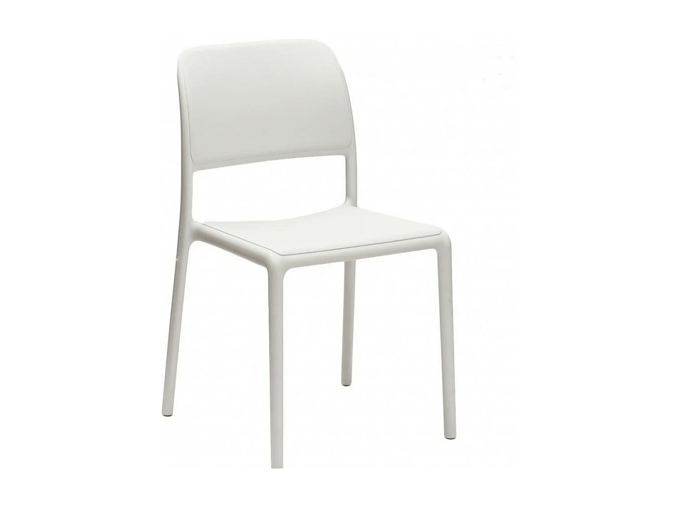 Chaise empilable design Lyvia - Lot de 4-Couleur Bleu ciel