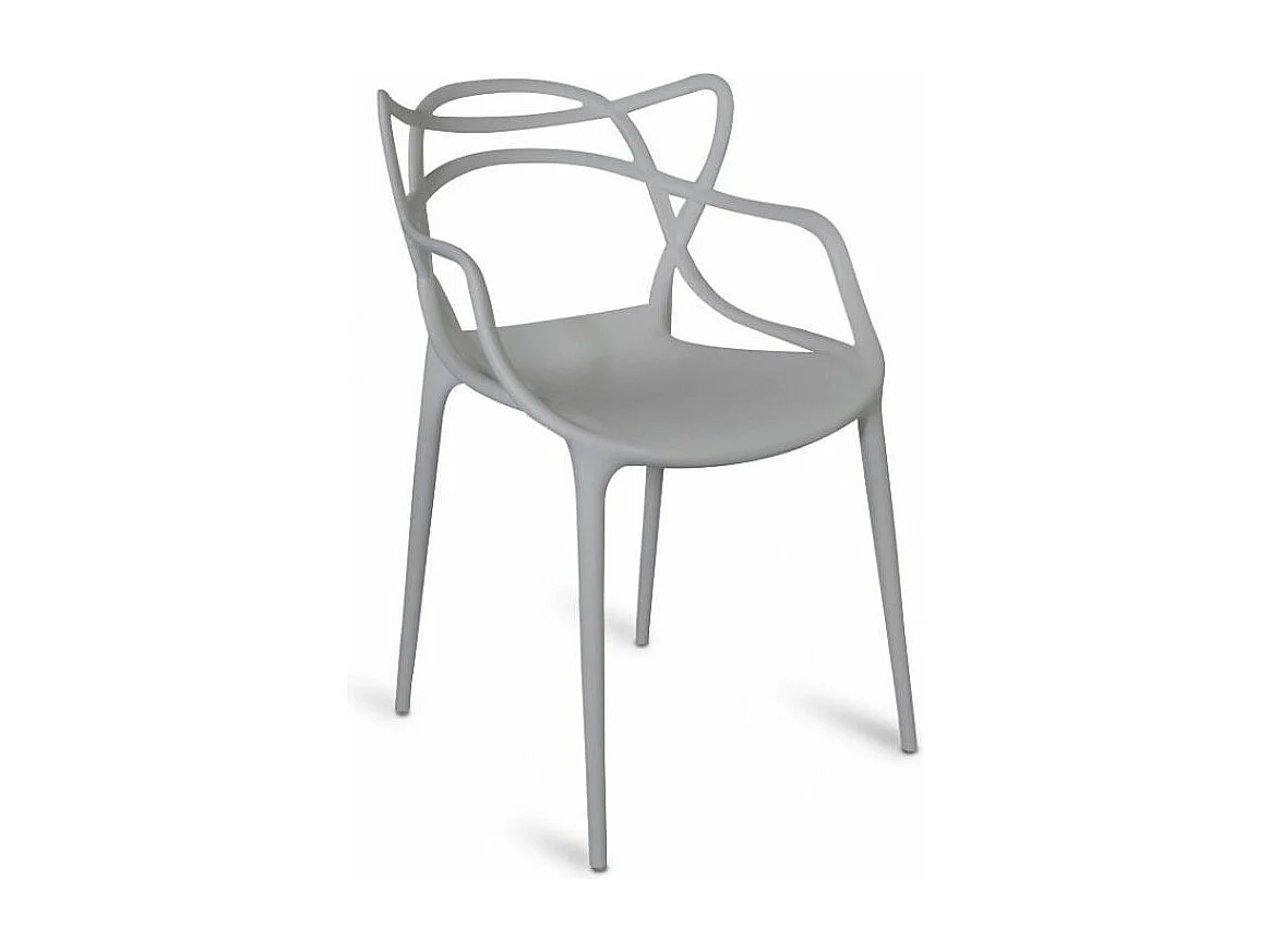 Chaise avec accoudoir Beliano premium - Intérieur et extérieur-Couleur Gris clair