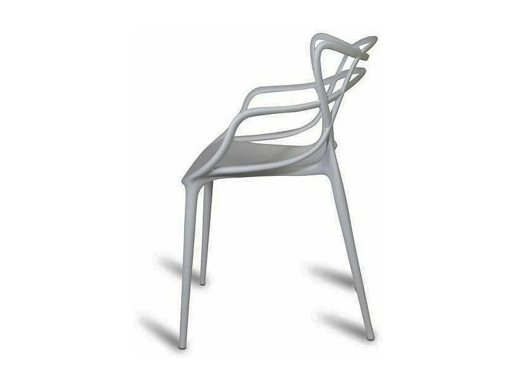 Chaise avec accoudoir Beliano premium - Intérieur et extérieur-Couleur Gris clair