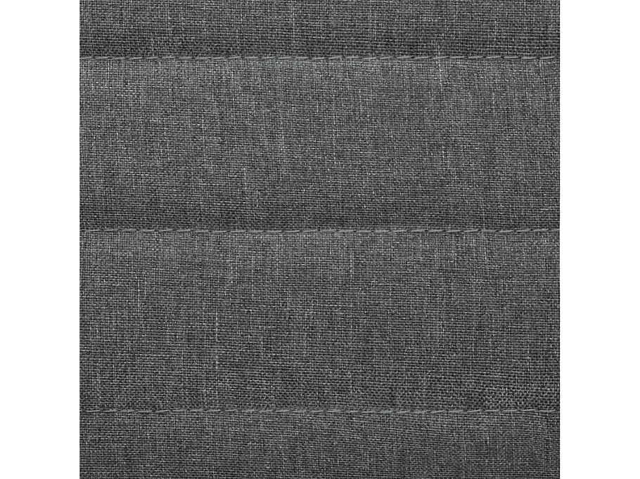 Chaise tissu gris clair et pieds métal noir Karlane - Lot de 4