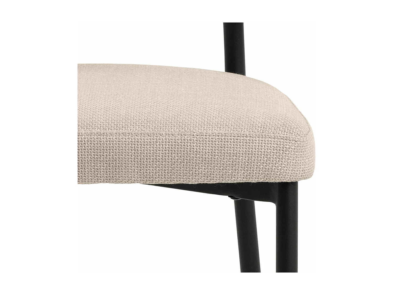 Edel eetkamerstoel beige.