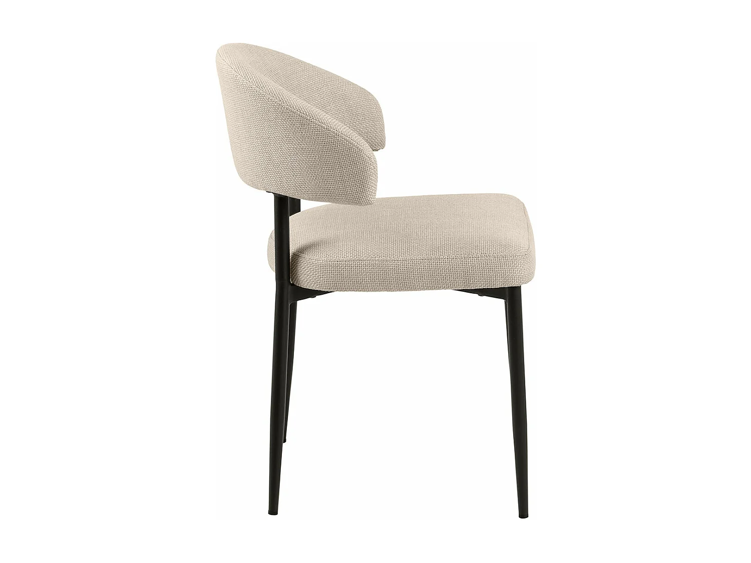 Edina chaise de salle à manger beige.