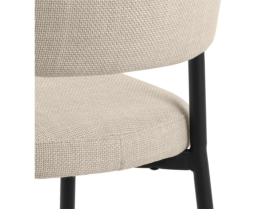 Edina chaise de salle à manger beige.