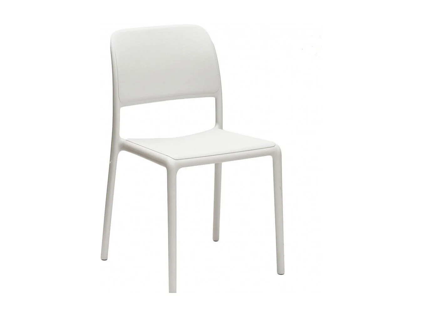 Chaise empilable design Lyvia - Lot de 4-Couleur Gris foncé